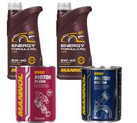 2L Olio Motore MANNOL Energia Formula Pd 5W-40 1xMotor Doctor + Motor Flush