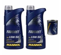 2L Olio Motore MANNOL Favorit 15W-50 1x