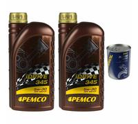 2L Olio Motore PEMCO iDRIVE 345 5W-30 1X MANNOL Motor Doctor ADDITIV