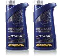 2L Original MANNOL Olio Per Trasmissione Universale 80W-90 API GL 4 MN8107-1