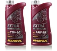 2L Originale MANNOL Extra Olio per Ingranaggi 75W-90 Api Gl 4 / Gl 5 Ls MN8103-1