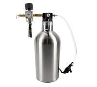 2L Ultimate Growler 304 SS, Kit Drafto Bottiglia Di Birra（Non Include Serbatoi Di Fermentazione） Argento