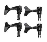 2L2R Spine per Accordatura per Basso a Forma di Coda di Pesce, Sigillate, Teste di Macchine, Argento, Nero, Resistenti, Durevoli, Manutenzione Fai da Te (Nero)