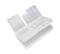 2LEVEL Strumenti Organizzatori Cancellare Costruzioni Plastiche Vassoio Rimovibile per Componenti a Vite Workshop Portatile di Stoccaggio Strumenti a Doppio Strato Scatola di Immagazzinaggio
