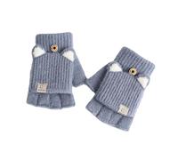 2lot Guanti A Maglia Convertibili Caldi Bambini Che Camminano Unisex Caldo Per Flessibilità In Vari Guanti A Maglia Alla