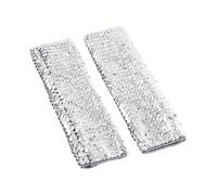 2lots - Manicotti da polso alla moda con paillettes a tema, in poliestere, per spettacoli di danza ed eventi festivi, Argento