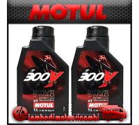 2LT DUE LITRI 2 LT OLIO MOTORE MOTUL 300V 300V 5W40 5/40 100% SINTETICO MOTO