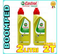 2LT OLIO MISCELA MOTORE MOTO 2 TEMPI CASTROL POWER 1 2T SEMI SINTETICO 02CS02