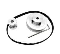 2M 20/60 denti rapporto di riduzione 1:3 larghezza parte stampante 3D 6 mm cinghia ruota sincrona 200/280/400/610 mm apertura 5/8/10 mm GT2(20TB8-60TB5-280MM)