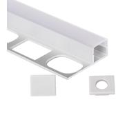 2m 3311 PROFILO DA INCASSO ALLUMINIO 2metri PER STRISCE LED CARTONGESSO PARETE