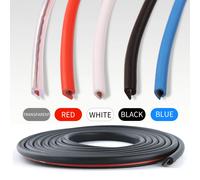 2M/5M/10M Protezione per portiera per auto Striscia anticollisione Tipo U Universale in gomma di alta qualità Protezione del bordo della portiera dell'auto Accessori per auto