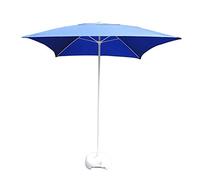 2M/6.6' Outdoor Patio Square Garden Table Umbrella for Outdoor Yard Beach Commercial Event Market Swimming Pool Side