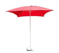 2M/6.6' Outdoor Patio Square Garden Table Umbrella for Outdoor Yard Beach Commercial Event Market Swimming Pool Side