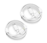 2M/ 6.6FT 2Pack Cavo da USB C a Lightning per iPhone 14 13 12 11 Pro Max X XS XR 8 Plus, iPad Pro Air Mini, AirPods, Cavo USB Tipo C Rapida certificato Apple MFI, Carica Rapida, Power Delivery