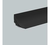 2M Barriera Doccia Ferma Acqua Silicone Doccia per Barriera Stop Acqua Soglia Striscia di Ritenzione Bagno Arresto Doccia Autoadesivo, Nero(Un adesivo di supporto)