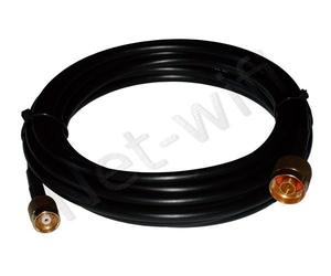 2m cavo RF240 PROLUNGA ANTENNA WIRELESS N-MALE : RP-TNC plug