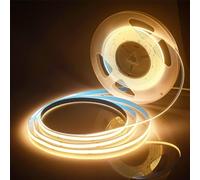 2M COB bianco caldo 3000K striscia LED flessibile ad alta densità 320LEDs/M 640LEDs 12V 16W striscia LED deformabile dimmerabile per camera da letto cucina casa decorazione fai da te