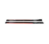 2M Piastra Di Estensione Per Minigonne Laterali Auto Separatore Per Labbro Paraurti Spoiler Laterale Da Per Corsa 2,18M Per A4 S4 S5 RS5 8U B8 B10 Auto Minigonne Laterali(218cm b)