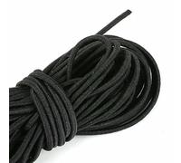 2M/sacchetto 1/1.5/2/2.5/3/4/5mm Corda elastica rotonda nera Corda elastica Elastico Linea elastica Accessori per cucire fai da te-2mm