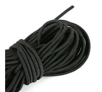 2M/sacchetto 1/1.5/2/2.5/3/4/5mm Corda elastica rotonda nera Corda elastica Elastico Linea elastica Accessori per cucire fai da te-2mm