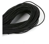 2M/sacchetto 1/1.5/2/2.5/3/4/5mm Corda elastica rotonda nera Corda elastica Elastico Linea elastica Accessori per cucire fai da te-1mm