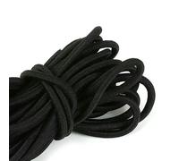 2M/sacchetto 1/1.5/2/2.5/3/4/5mm Corda elastica rotonda nera Corda elastica Elastico Linea elastica Accessori per cucire fai da te-4.0mm