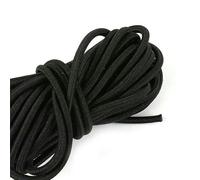 2M/sacchetto 1/1.5/2/2.5/3/4/5mm Corda elastica rotonda nera Corda elastica Elastico Linea elastica Accessori per cucire fai da te-3.0mm