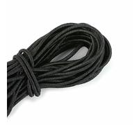 2M/sacchetto 1/1.5/2/2.5/3/4/5mm Corda elastica rotonda nera Corda elastica Elastico Linea elastica Accessori per cucire fai da te-1.5mm