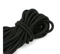 2M/sacchetto 1/1.5/2/2.5/3/4/5mm Corda elastica rotonda nera Corda elastica Elastico Linea elastica Accessori per cucire fai da te-5mm
