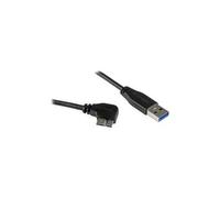 Startech Slim Micro Usb 3.0 Cable M/m Left 2 M One Size Black