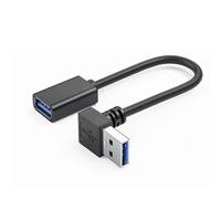 (2m Up bend) Universal Usb 3.0 Extension Cable With 90-degree Bend For Home And Office Use