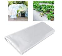 2M X 3M Telo Serra Trasparente, 40Mu Telo per Serra Trasparente, Addensare Resistente agli Strappi, Telo Trasparente di Polietilene per Serra, Giardino, Ristrutturazione, Architettura(Bianco)