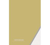 2mm (0.2cm) Squared Exercise NoteBook| A4 Size | Edge-to-Edge Grey Grid| 110 Pages| Soft Cover| Hazel Brown Color|