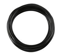 2mm Aluminum Jewelry Wire | 5 Meter Roll for DIY Crafts/Cycle Supports/Home Decor | Oxidation Protected & Bendable | Gold, Black, Silver Colors (Black)