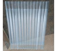 2mm Pannelli Da Tetto, 2/4/6/8/10/12/15pcs Pannelli Tetto Trasparente, Lamiere Grecate Protezione Uv, Foglio Illuminazione Diurna Isolanti Trasparenti, Lamiere Ondulate (0.9×1.8m/35×71in,2pcs)