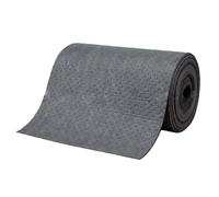 2mm Rotolo Tappeti Assorbenti Universali Olio Grigio, In Polipropilene Riutilizzabile Per Fluidi A Base Olio Ed Acqua Adatto Uso Interno/esterno Officine Fabbriche Garage(Size:0.4*50m,Color:Rotolo)