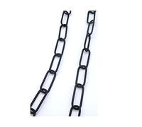2mt catena nera per lampadario sospensione Filo 2,8mm Maglia 16x40mm