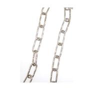 2mt catena ritorta cromata per lampadario Filo 3,5mm Maglia 45x20mm