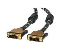 Cavo ROLINE GOLD DVI, DVI (24 1), Dual Link, M/M, 2m