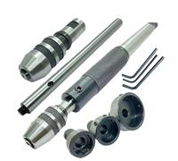 2MT Tornio Contropunta Tap And Die Holder set scorrevole tipo galleggiante MT2 Shank INCH-Amz723