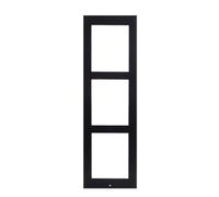2N Helios Ip Verso - Frame For Surface Installation 3 Modules Black 9155023B