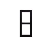 Cornice a parete 2N per pulsantiere IP/LTE Verso 2 Moduli nera 9155022B
