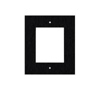 Cornice da incasso 2N 1 modulo Nera per pulsantiere Verso 9155011B