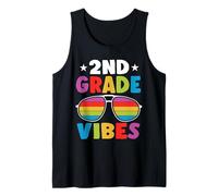 2nd Grade Back To School Sunglasses Vibes Retro First Day Canotta