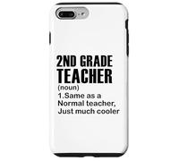 2nd Grade Insegnante Definizione Divertente Ritorno A Scuola Insegnante Custodia per iPhone 7 Plus/8 Plus