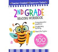 2nd Grade Reading Comprehension Workbook for Kids Ages 7-8: 116 Nonfiction Reading Comprehension Passages with Questions to Build Reading Skills While ... History, Government, Geography, and More