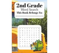 2nd Grade Word Search: Word puzzle game book| Ideal for 2nd and 3rd graders| Gift idea for students, grandkids, and kids| Great for practice spelling, ... training, and leisure| Word Puzzle Game Book