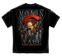 2nd Second Amendment Molon Labe Come Take It Greco Patriottici Bandiera T Shirt