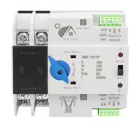 2P 100A ATS,Interruttore di Trasferimento Automatico,ATS Fotovoltaico 220V 100A 2P Automatico Interuptore a Doppio Transferencia, per Solar Panel e Elettricità Municipale