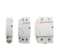 2P 16-100A AC 110V 220V 50/60Hz Din Rail Domestico AC Contattore Interruttore Regolatore Modulare 2NO 2NC 1NO 1NC Fai da Te Casa Intelligente Hotel(AC 220V,25A_1NO1NC)